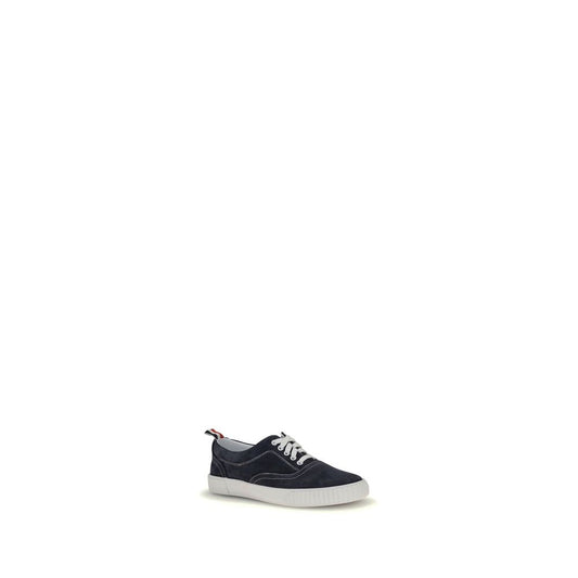 Thom Browne Blue Calf Leather Bos Taurus Low Top Sneakers