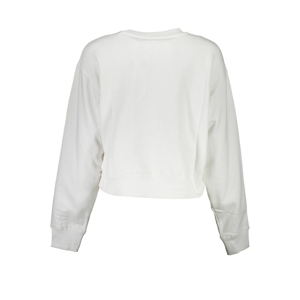 Guess Jeans White Organic Cotton Women Sweatshirt