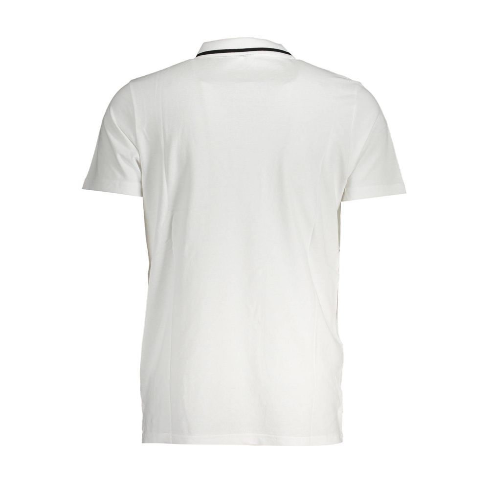 Fila White Cotton Mens Polo Shirt