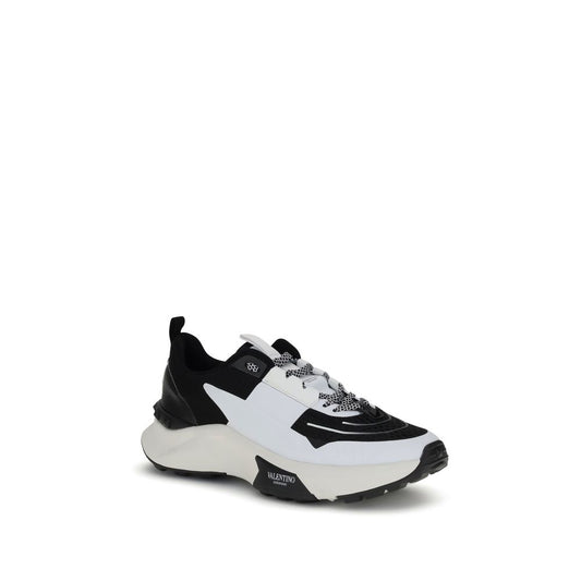 Valentino Garavani Multicolor Calf Leather Bos Taurus Athletic Sneakers