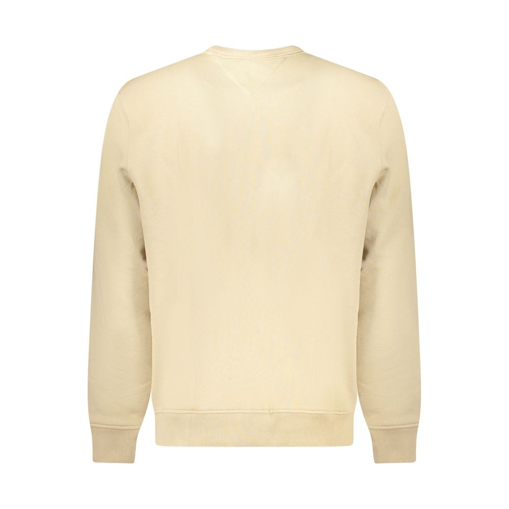 Tommy Hilfiger Beige Cotton Men Sweatshirt