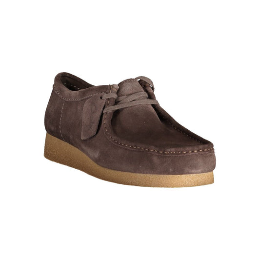 Clarks Marrone Leather Men Sneaker
