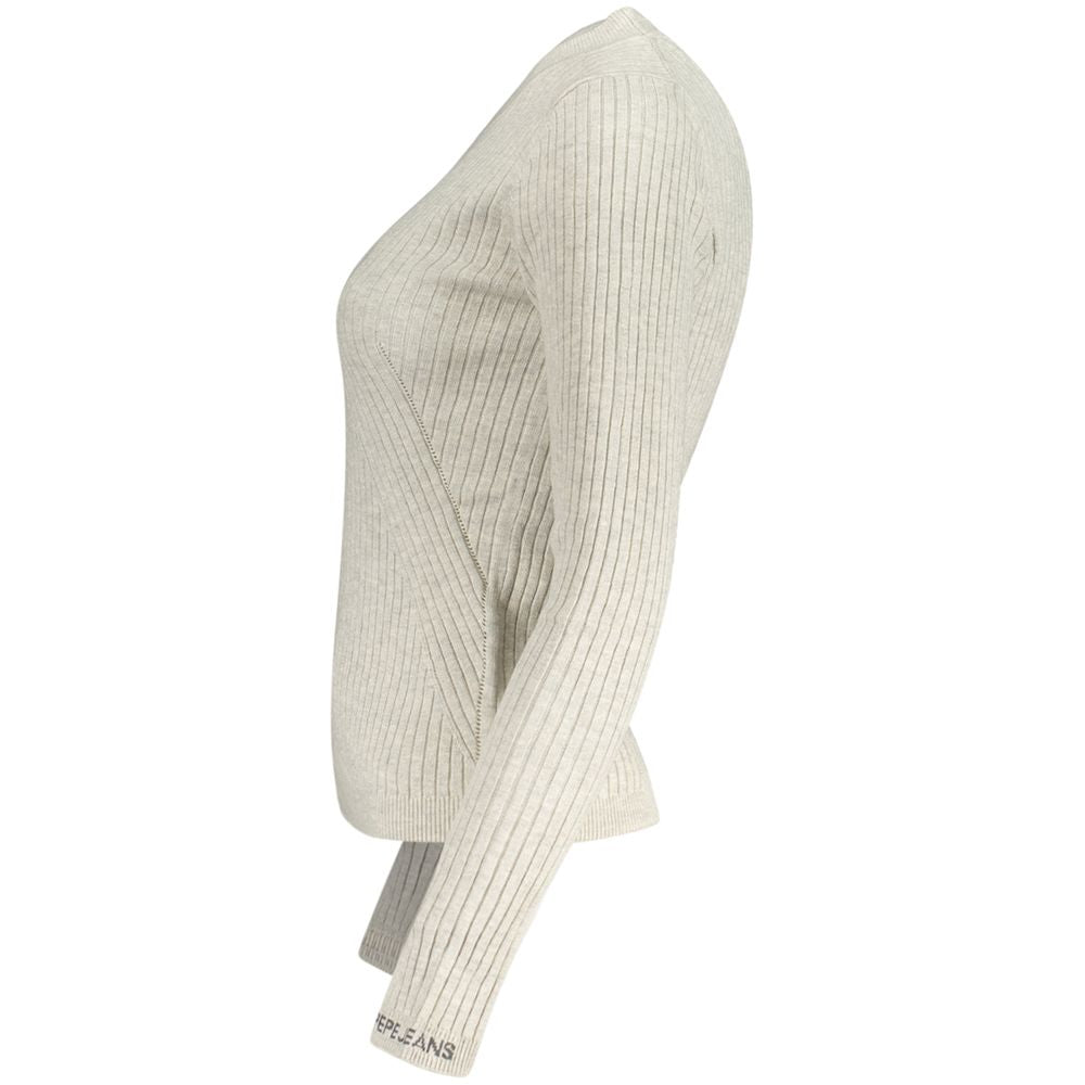 Pepe Jeans Grigio Cotton Women's Sweater