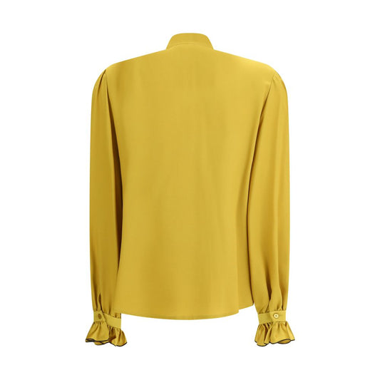 Valentino Bicolor Silk Blouse