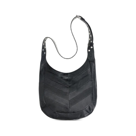 Valentino Garavani Black Leather Shoulder Bag