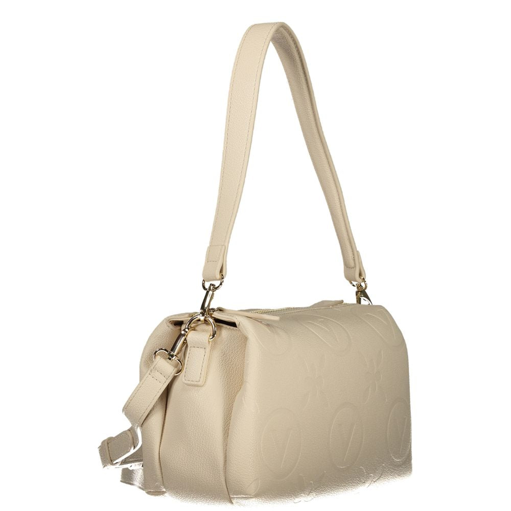 Mario Valentino Beige Polyurethane Women Shoulder Bag