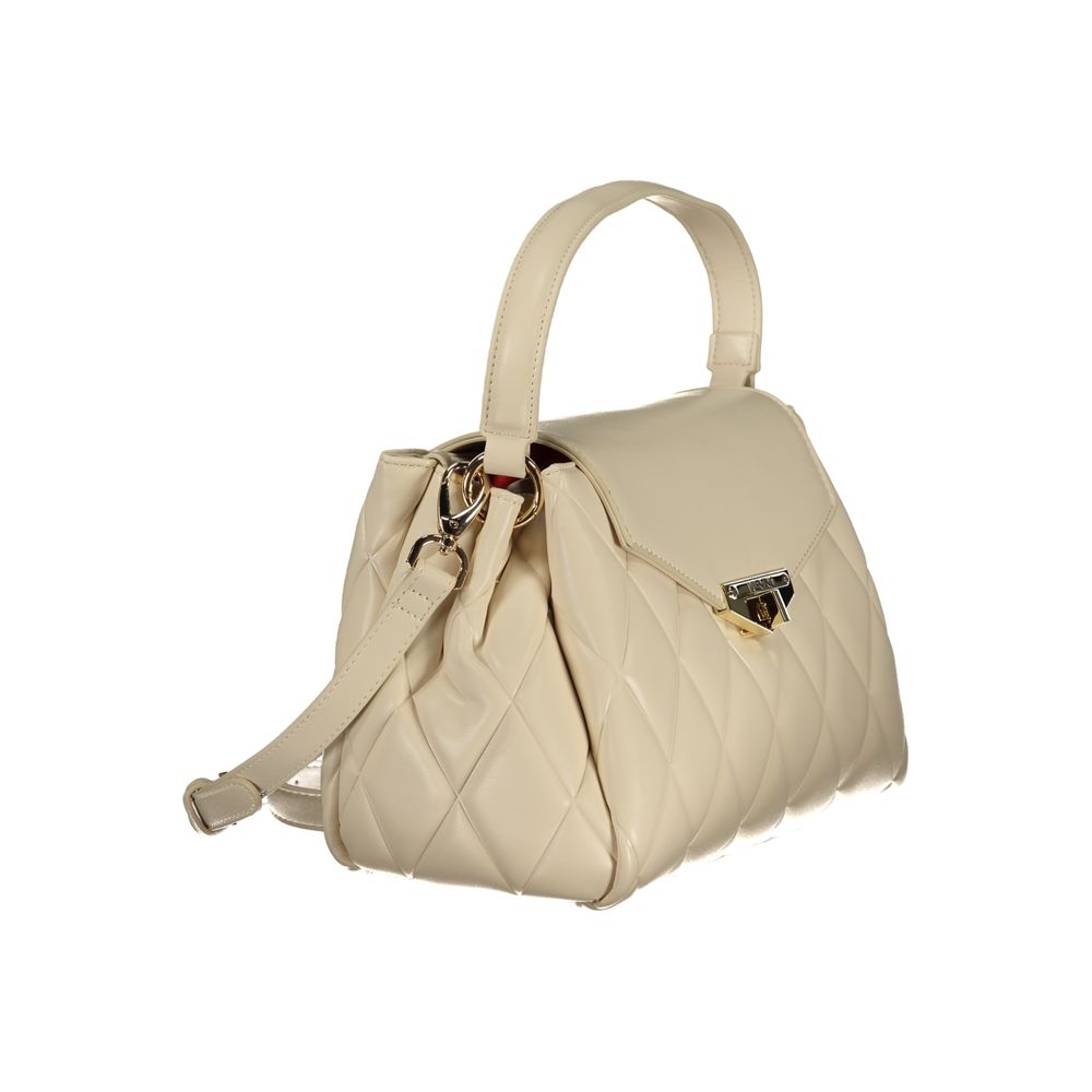 Mario Valentino Beige Polyurethane Women Handbag