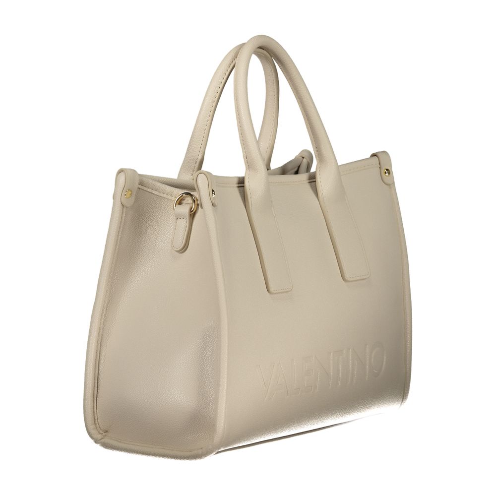Mario Valentino Beige Polyurethane Women Handbag