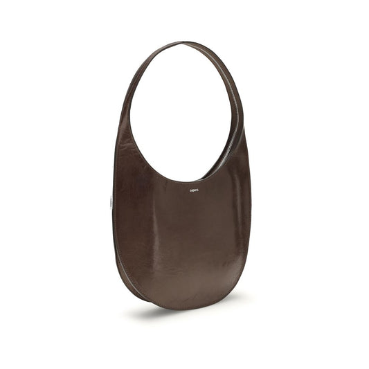 Coperni Brown Calf Leather Bos Taurus Shoulder Bag
