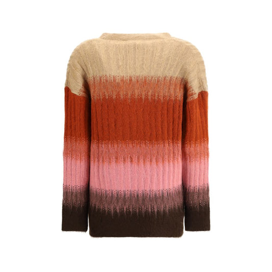 Fendi Multicolor Mohair Cardigan