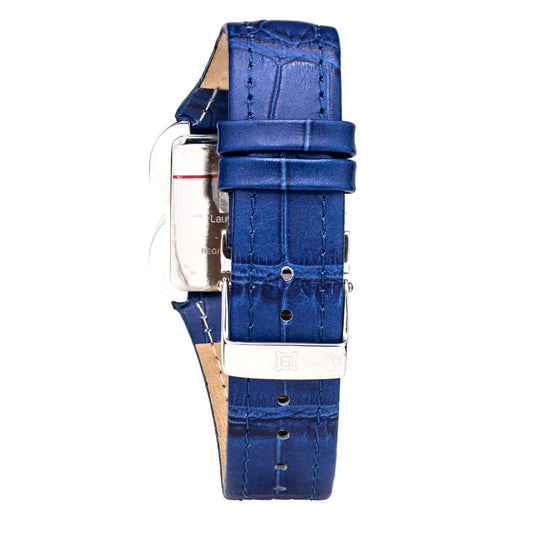 Laura Biagiotti Blue Leather Dress Watch