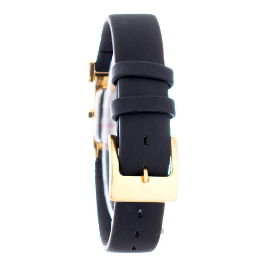 Laura Biagiotti Black Rubber Dress Watch