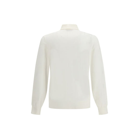 Brunello Cucinelli Cream Cotton Shirt