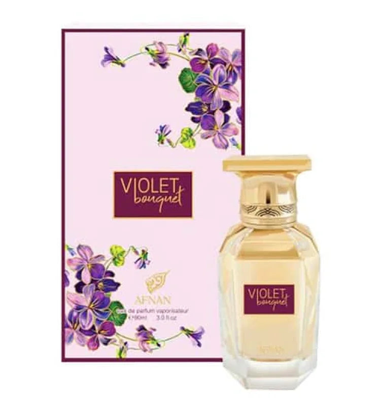 Afnan Violet Bouquet Zesty Citrus Ambergris Embrace Women’s Perfume