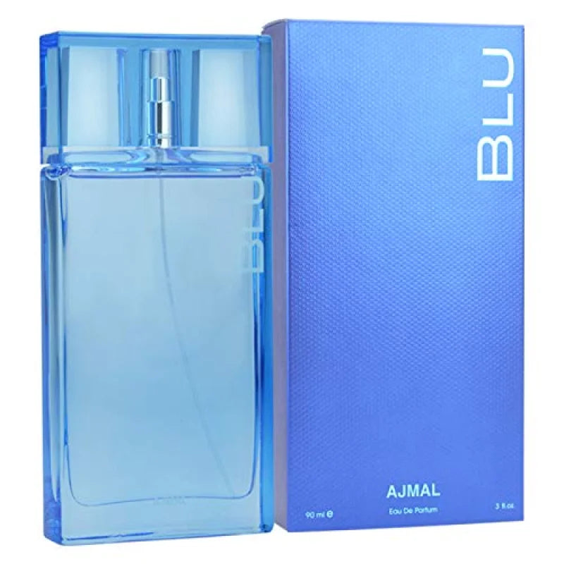 Ajmal Blu Eau Captivating Floral Woody Musk Scent Men’s Cologne