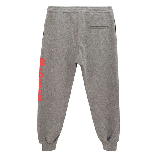 Alexander McQueen Gray Cotton Athletic Pants