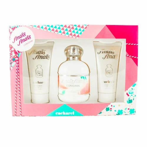 Anais 3 Piece Gift Set Floral Eau De Toilette and Body Lotions Women’s Sets Cacharel