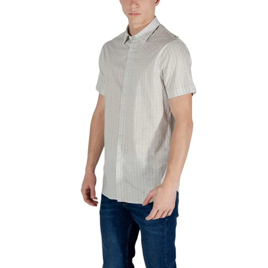 Armani Exchange Men’s Short-Sleeve Shirt for Effortless Style