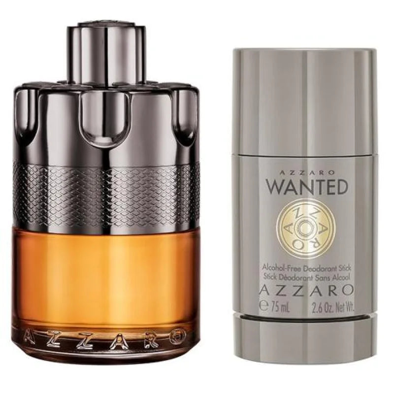 Elegantly Sensual Azzaro Wanted By Night Blending Citrus Gift Set Men’s Sets