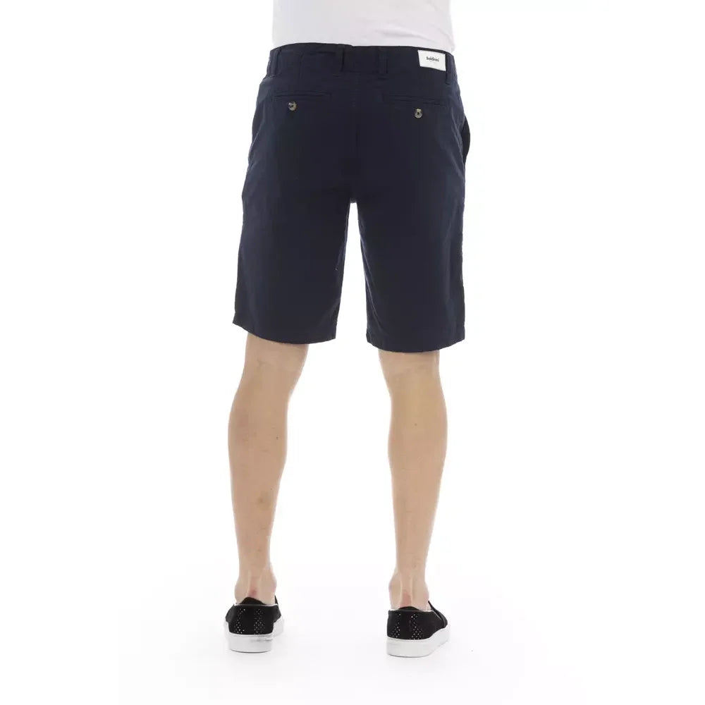Baldinini Trend Blue Cotton Men Bermuda Short