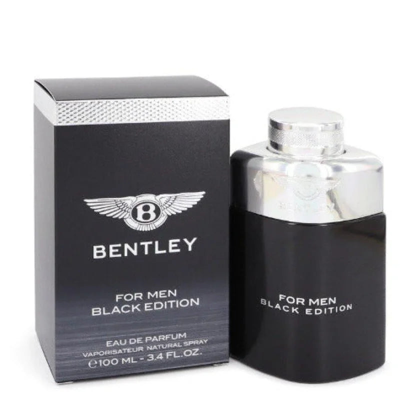 Bentley Black Edition Spicy Woodsy Scent with Pink Pepper Edge Men’s Cologne