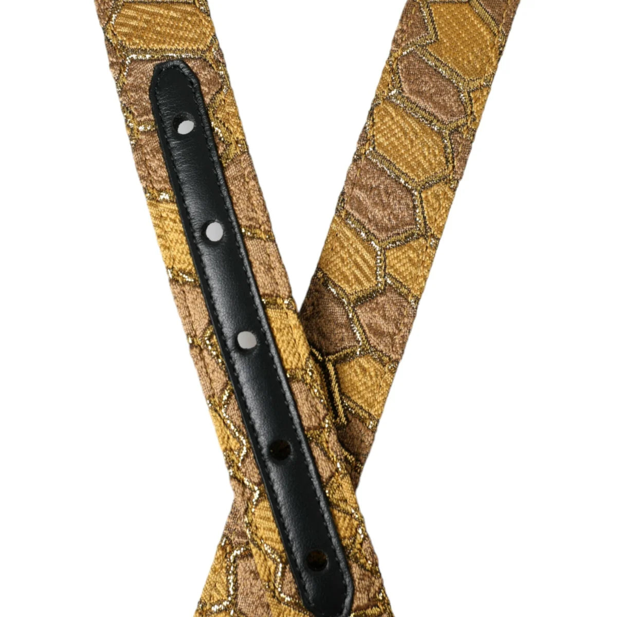 Bold Dolce & Gabbana Leather Belt with Striking Metal Buckle