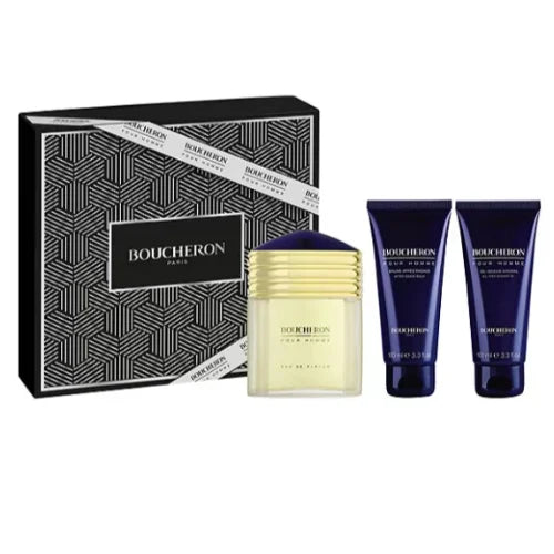 Boucheron Pour Homme Gift Set Elegant Woody Citrus Fragrance Men’s Sets