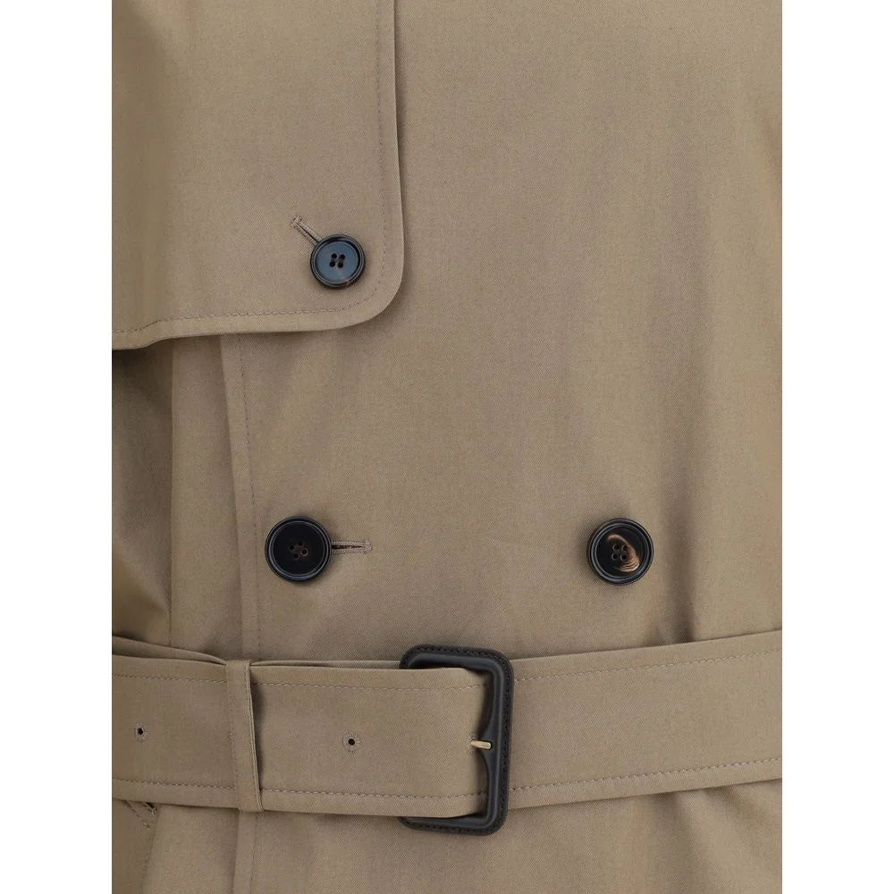 Burberry Beige Cotton Trench Coat