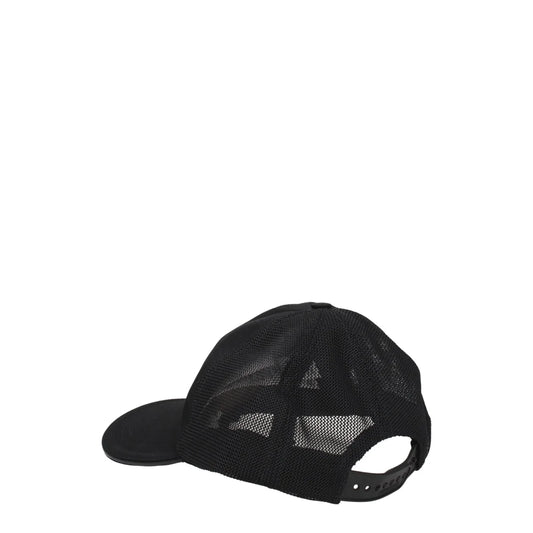 Burberry Black Cotton Cap with Front Logo Code F77987
