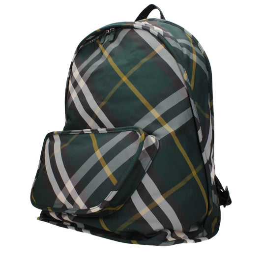 Burberry Green Fabric Backpack