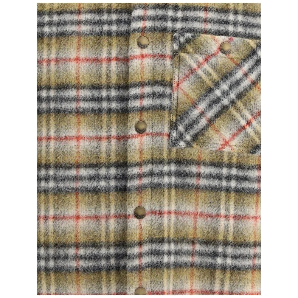 Burberry Multicolor Wool Coat