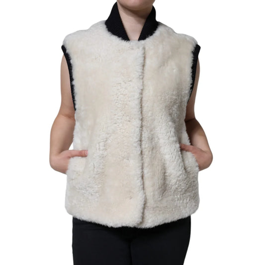 Burberry Warrenford Shearling Vest Jacket Luxe New Arrival