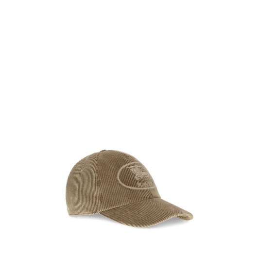 Burberry’s Corduroy Baseball Hat with Antique Shield Buckle Burberry