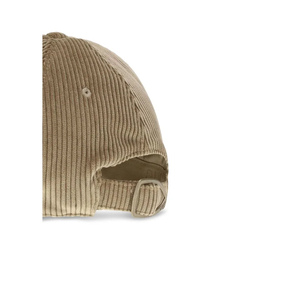 Burberry’s Corduroy Baseball Hat with Antique Shield Buckle Burberry