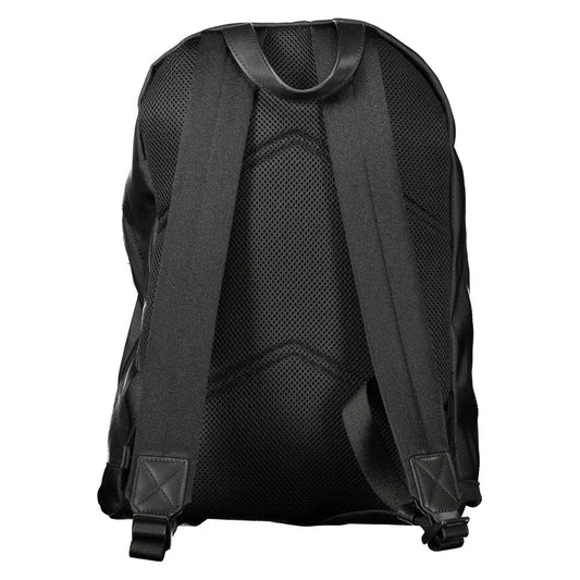 Calvin Klein Backpack Sleek Black Blend High Fashion with Practical Style