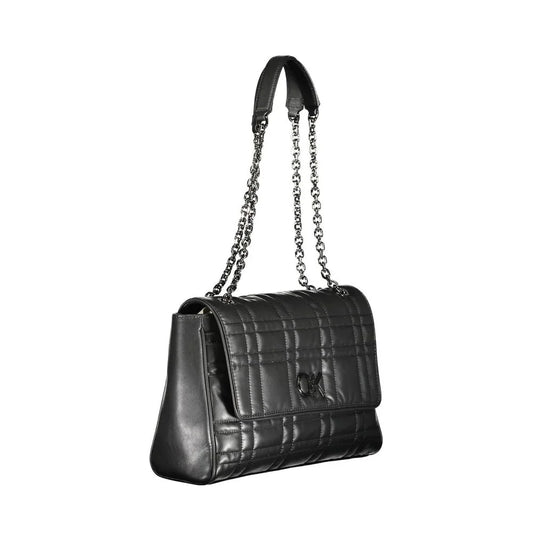 Calvin Klein Black Handbag Eco Chic Sophistication
