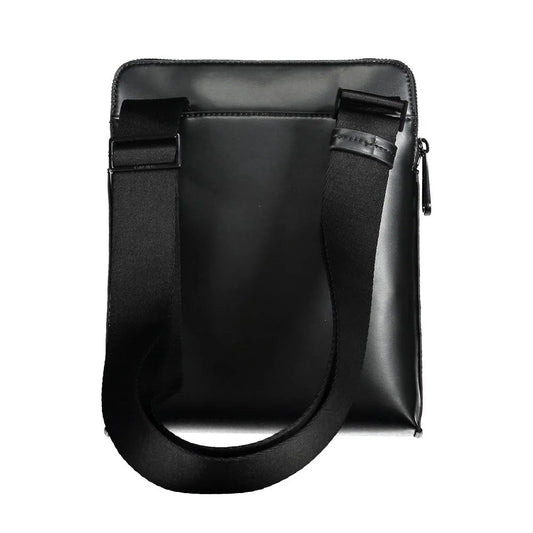 Calvin Klein Black Polyurethane Men’s Shoulder Bag