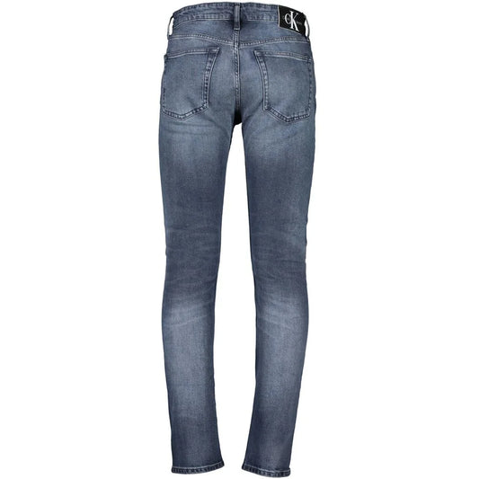 Calvin Klein Blue Cotton Jeans Timeless Washed Denim Style