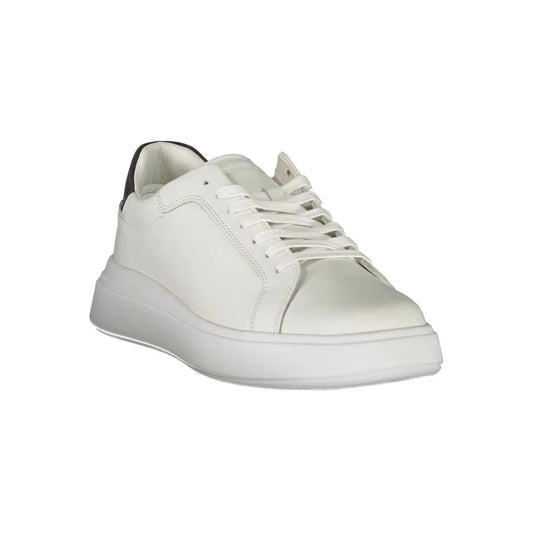 Calvin Klein White Polyester Athletic Sneakers