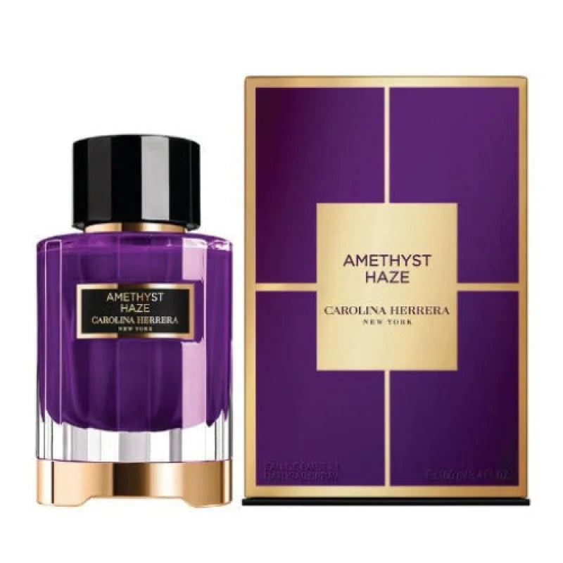 Carolina Herrera Amethyst Haze Eau Radiates Woody Spicy Cardamom Thrill Unisex Fragrance