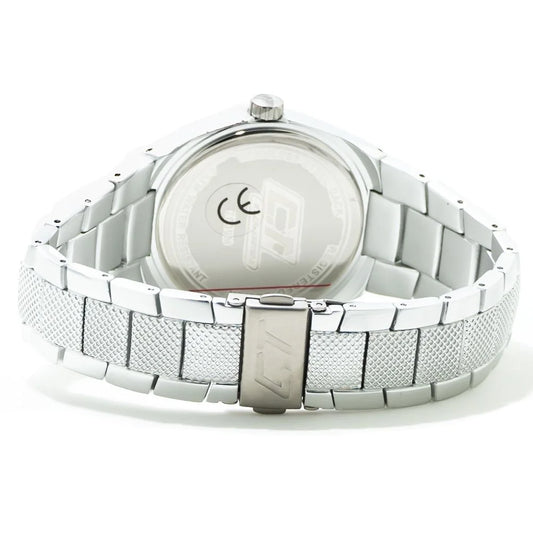 Chronotech Gray Aluminum Dress Watch with Mineral Glass and 39MM Dial