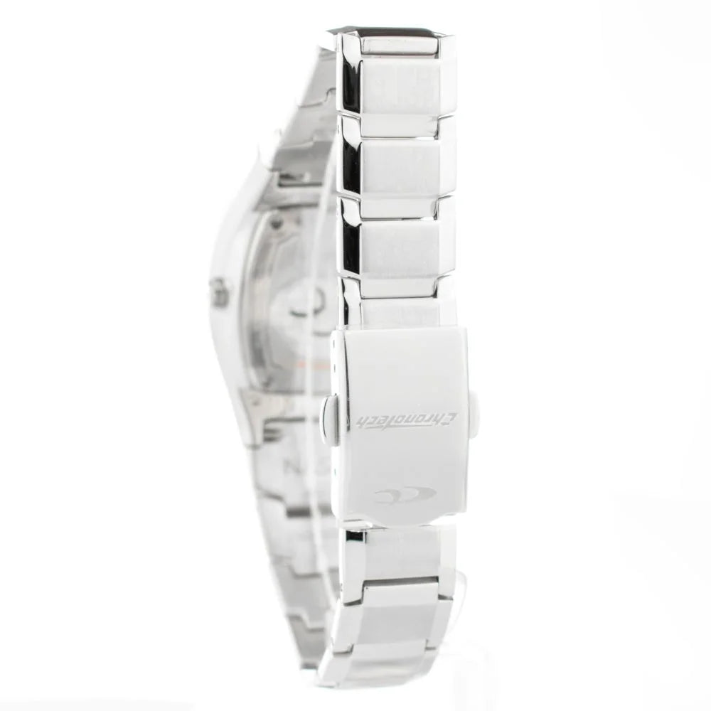 Chronotech Silver Stainless Steel Dress Watch