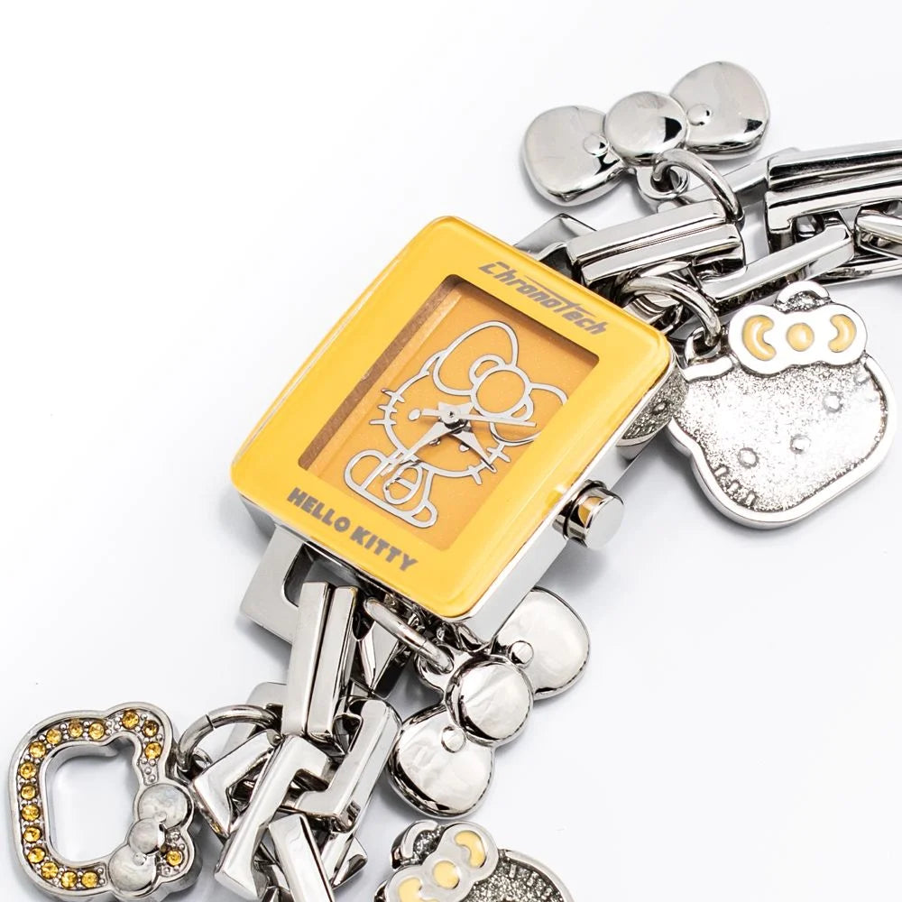 Chronotech Silver Stainless Steel Dress Watch