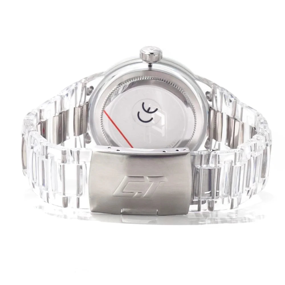 Chronotech Transparent Polycarbonate Dress Watch