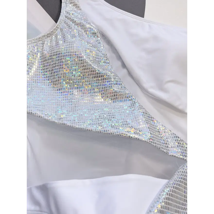 Chic Stretchy Chest Panel Clothing with Removable Padding Trendsi