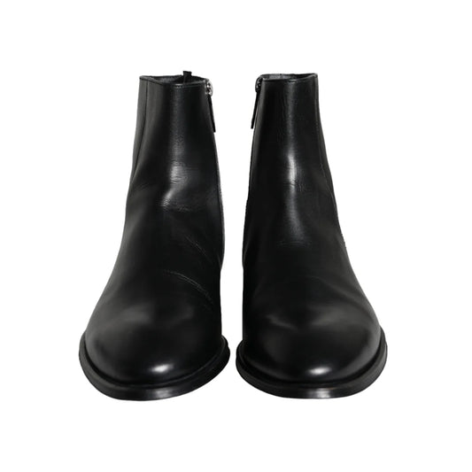 Dolce Gabbana Ankle Boots Luxurious Calf Leather for Men &