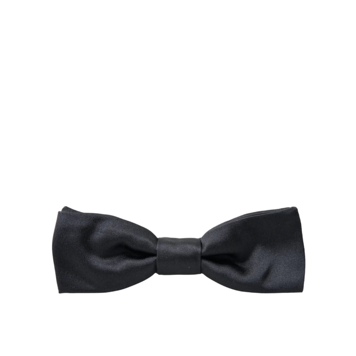 Dolce & Gabbana Anthracite Gray Silk Adjustable Bow Tie Secret Weapon