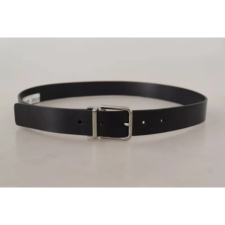 Dolce Gabbana Belt High Quality Leather with Metal Buckle Closure &