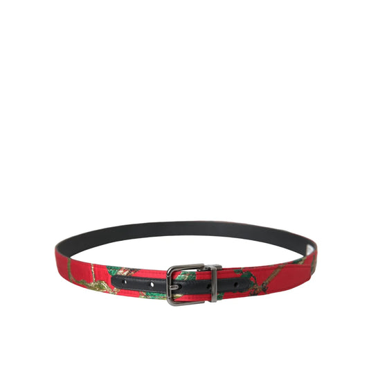 Dolce and Gabbana Belt Luxury Leather Featuring Bold Metal Buckle &