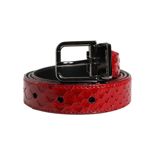 Dolce & Gabbana Belt with Metal Buckle Closure Dress Statement Accessory